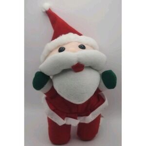 Vintage 1995 Anco Plush Stuffed Santa Claus Christmas Small Doll 6 Inches Tall